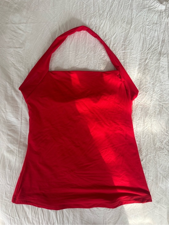Tops - Amazon Red Halter Tank